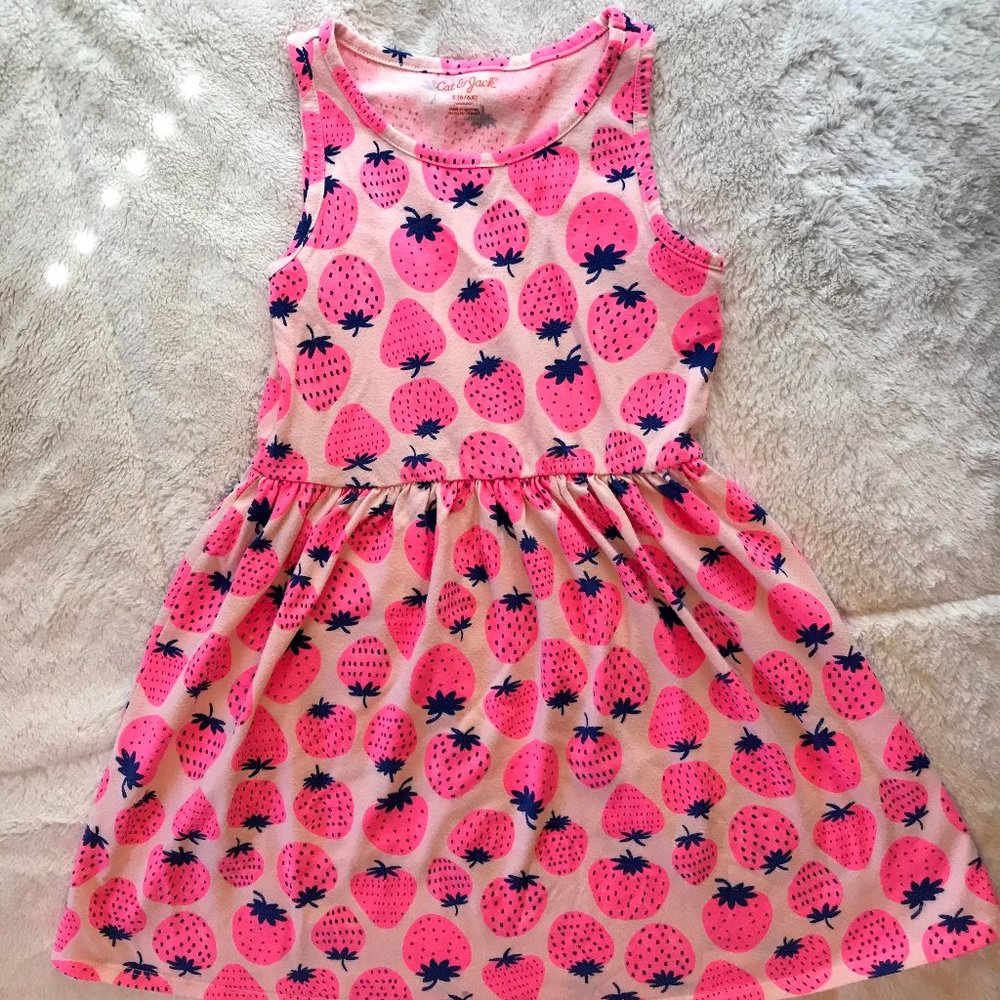 Strawberry Tank Dress, size 6
